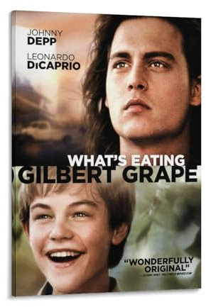 REDCHAMBER Filmposter About Dysfunctional Families, What's Eating Gilbert Grape, Retro-Poster, Druck, Fotokunst, Gemälde, Leinwand, Poster, Zuhause, moderne Dekoration, Poster, 40 x 60 cm