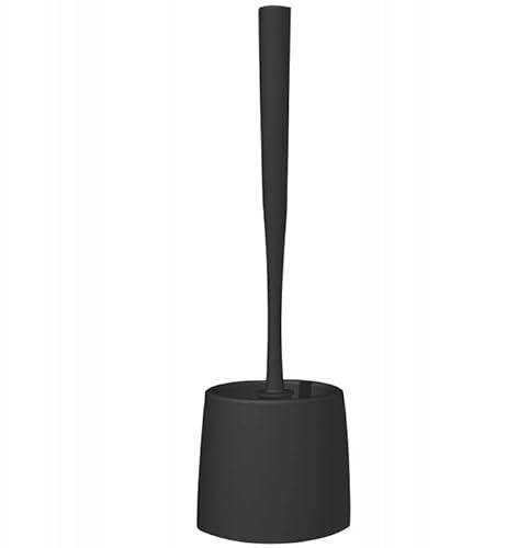 IDA Escobilla de inodoro negra, juego de baño, cepillo de lavado de inodoro