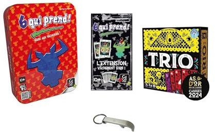 Set Trio + 6 Qui Prüfen + Erweiterung Kuh Gut + 1 Blumie Decap (6 Qui + Trio)