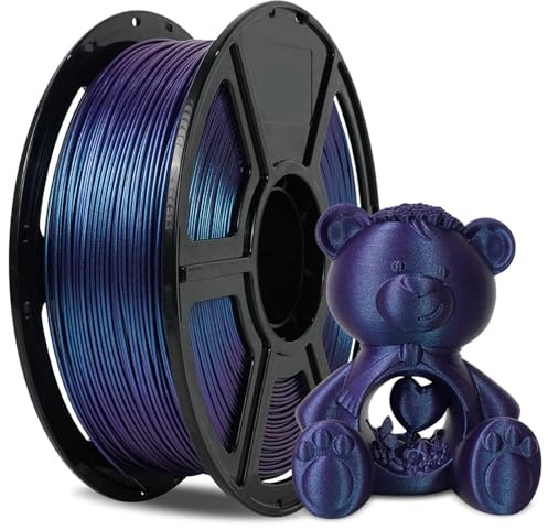 FLASHFORGE 3D Printer Filament Chameleon PLA Color Shift Filament 1.75mm, Changes Color with Light and Angles, 1KG Spool (2.2lbs), Dimensional Accuracy +/- 0.02mm for FDM 3D Printers (Nebula Purple)