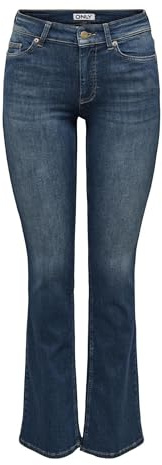 ONLY Female Flared fit Jeans ONLBLUSH Mittlere Taille Flared Jeans