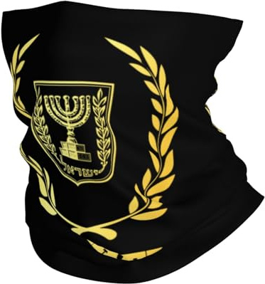 Röhrenschal Israelische Flagge Half Face Schal Schnelltrocknend Half Face Kopfbedeckung Multifunktion Halstuch Für Yoga, Klettern, Jagd