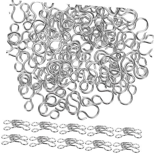 Lurrose 100 Stück Kupfer Nähhaken Augenverschluss Haken Und Ösen Für Kleidung Nähen Selbstgemacht Zubehör Hakenverschluss Für Unterwäsche Kleider Röcke Frühling Verschluss