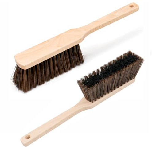 2 Stück Handfeger Handbesen Holzgriff