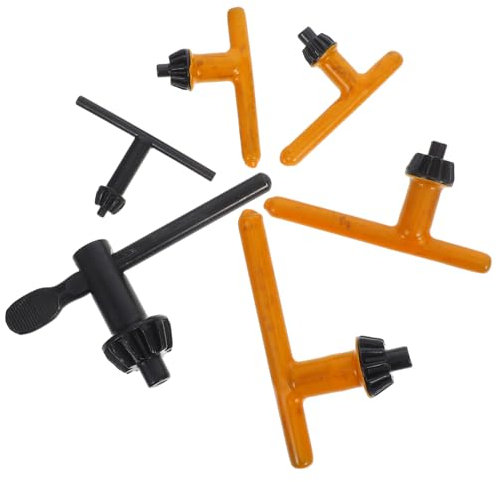 VILLCASE Lot De 6 Clés De Mandrin Pour Perceuse À Colonne Accessoires Pour Perceuse À Colonne Clé De Mandrin En Acier