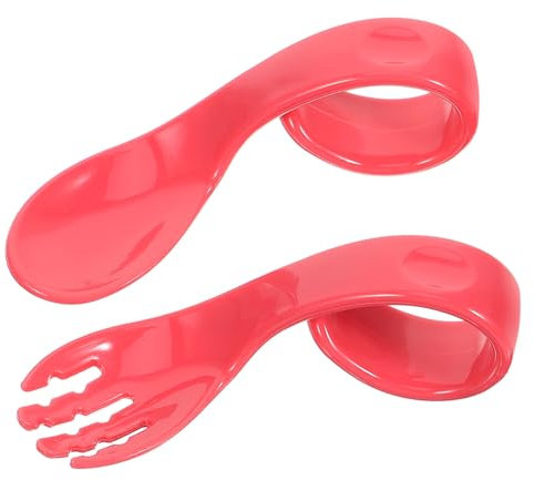 Milisten Füttergabel Mit Biegsamem Kopf Löffel-set Aus Pp-material Trainingsgeschirr Für Milch Und Pürierte Nahrung Hitzebeständige Tool-set Für Neugeborene Und Kleinkinder