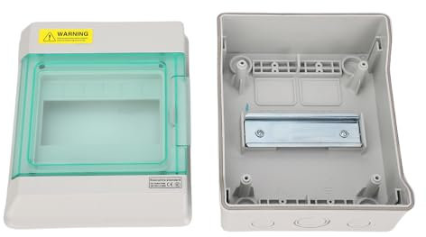 Generic Interruptor de Circuito, PC y ABS de Plástico Caja de Distribución de 6 Vías para la Estación de Carga del Automóvil