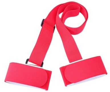 OIXYEY KapStrom Skigurte und Stockträger, robust mit Verstellbarer Gurtlänge und gepolsterter Schulterschlinge, entworfen für Kinder und Erwachsene (Rosa)