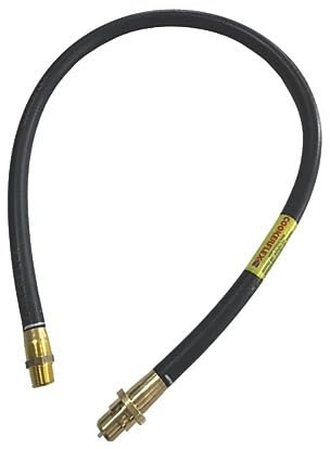Straight Bayonet Cooker Hose 12.5MM X 1200MM, Male BSP Taper Threaded Connection, 1 in Pack