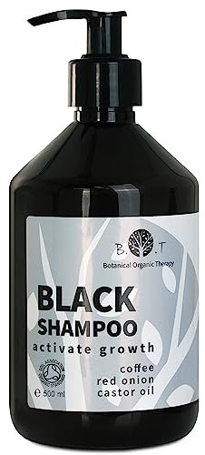Shampoo Volumizzante e Rinforzante | Controllo Olio e Seborrea | Stimola Crescita Capelli | Riduce Perdita Capelli | Antiforfora, Colore Scuro, 500 ml