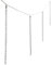 XMASKING Catena 10 m, 10 Tubi Lightfall h 50 cm, LED Bianco Freddo, Effetto Neve, Cavo Trasparente, 6,5V, prolungabile, Esterno