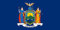 2X Auto Aufkleber New York - Flagge 2X Car Sticker Fahne US Bundesstaat (ca. 8x5 cm)