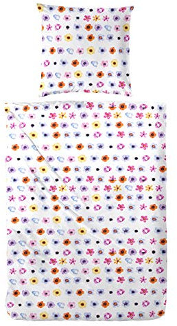 Primera Hahn Seersucker Mikrofaser Bettwäsche orange gelbe Farben