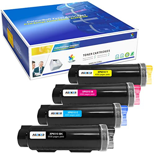 Kompatibler 6510 6515 Tonerkartusche für Xerox Phaser 6510DN 6510DNI 6510DNM 6510N WorkCentre 6515DN 6515DNI 6515DNM 6515N Drucker Hohe Ausbeute BK 5500 Seiten C/M/Y 4300 Seiten ( BK/C/M/Y )