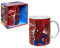 CARTOON Taza de cerámica Spiderman Marvel, taza de 350 ml, en caja