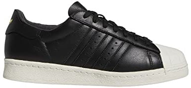 adidas Originals Men's Superstar Sneaker, Core Black/Off White/Gold Metallic, 9.5 UK