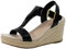 Kenneth Cole REACTION Damen-Sneaker mit Keilabsatz, Schwarz Lack, 42 EU