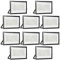 loyal Lot de 10 Projecteur LED 300W 30000LM, 6000K Blanc Froid Super Lumineux Spot LED Extérieur, Lumière de Sécurité IP65 Étanche Verre Trempé à Grain Fin, LED Floodlight