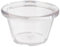 APS 40760 Dipschälchen, 12er-Set, Kunststoff, Ø 6 cm, Höhe 3,5 cm, transparent