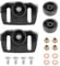 Canamax 490-241-0038 Rollschuhe-Set für Schneefräse – passend für die meisten 2-stufigen und 3-stufigen Schneefräsen – kompatibel mit Craftsman MTD, Arnold Troy-Bilt Cub Cadet Yard-Man Ariens und mehr