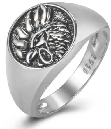 Gu Feng Hahn Ring Vintage Kreativität Ring