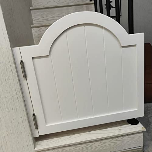 Swinging Doors Stairs Cafe Swinging Door Wooden, Single Panel Swing Partition Door for Bathroom Bedroom Balcony, Bar Entrance Half Waist Door Fence, Decoration