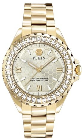 Philipp Plein Damen Uhr Analog Quarz Plein Heaven PWPOA0624 Edelstahl