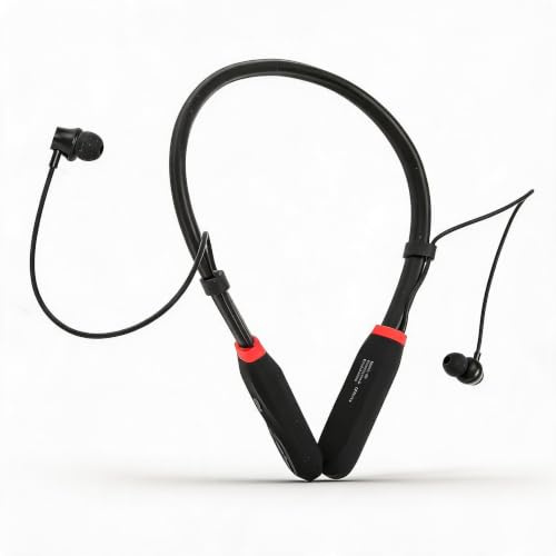 Annadue Nackenbügel Kopfhörer, Multifunktionale, wasserdichte IPX5 InEars Kabellos Ohrhörer mit 5.1, HiFi Stereo Tiefbass, Magnetischer Nackenbügel Kopfhörer für den Sport