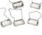Port Decanter Label Solid Sterling Silver 925 Rectangular Traditional Cut Corners Made & Hallmarked in Birmingham Gift Boxed