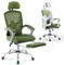 DUMOS Bürostuhl Ergonomisch - EIN Schreibtischstuhl mit Komfortarmlehnen, Ausgestattet mit Einer Bequemen Lendenwirbelstütze und Fußstütze, Office Chair Geeignet für Zuhause, Büro (Grün)