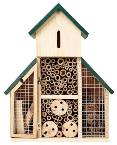 Marienkäferhaus für Garten | Hängbares Marienkäfer Hotel - Dekorativer Gartenunterstand für Marienkäfer Florfliegen Biene, Nistplatz für Hof