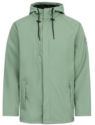 derbe Passby Plain Herren Regenjacke, Größe:L, Farbe:hedge green