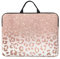 rose gold glitter Printed 14 Inch Laptop Sleeve Case with Handle Portable Computer case Laptop Bag with Zipper