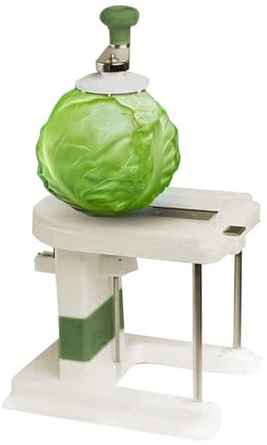 Cortador de repollo, rallador manual de chucrut, cortador de cocina para verduras, frutas, repollo, triturador giratorio de repollo, cortador de chucrut para el hogar para preparación de alimentos
