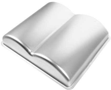 Cabilock Buchförmige Kuchenform aus Aluminiumlegierung, Antihaft | Tägliches Backen, Leicht zu Lösen und Reinigen, Originelles Modell für Selbstgemacht Kuchen