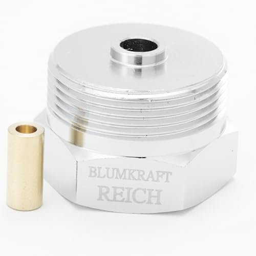 BLUMKRAFT Adapter aus Metall, kompatibel mit Reich Heizkörpern (Prototyp) auf M30 x 1,5 für Thermostat/Thermostatkopf M30 x 1,5 männlich