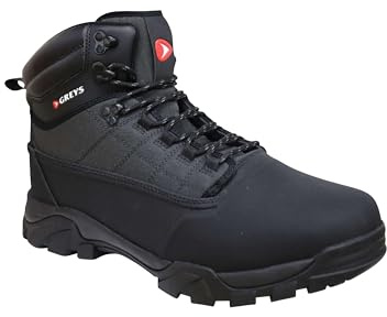 Greys Tail Anglerstiefel | Leichte, langlebige Wathosenstiefel mit Richtungsprofilsohle | Salzwasserresistente Ösen | Rutschfeste Außensohle | Profilierte Sohle | Mehrere Größen
