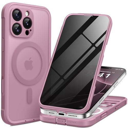 BERFY for iPhone 16 Pro Case, Compatible with MagSafe,Palevioletred
