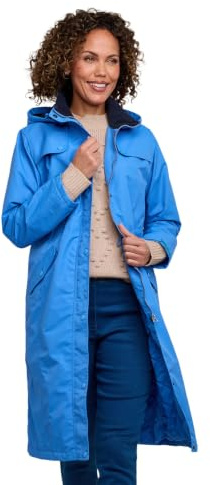 Chums Ladies Fleece Lined Waterproof Fabric Jacket 44 Inch