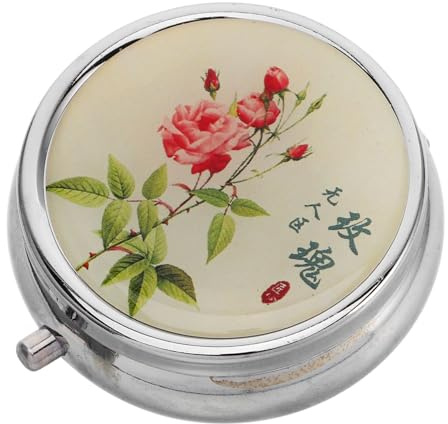 Festes Parfüm 12g Rose Duft Balm für Damen Tragbar | Kompakt 4,5x4,5x1,5cm, Beruhigender Duft, Vielseitig für Wohnraum und Kleidung