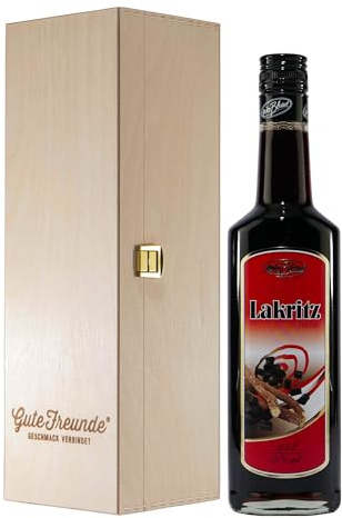 Blume Lakritz-Likör mit Geschenk-Holzkiste