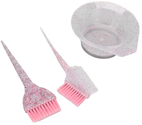 Naroote Haarfärbepinsel mit Guter Elastizität für den Heimsalon. Verwenden Sie Haarfärbepinsel für die -Haarfärbung (PINK)