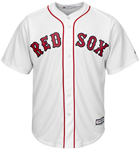 Majestic MLB Baseball Trikot Jersey Boston RED SOX Cool Base weiß (X-Large)