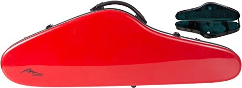 Geigenkoffer Glasfaser Slim Flight 4/4 rot - innen grün M-Case