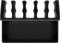 goobay 70433 Kabelmanagement für Tischkanten 5 Slots/Kabelhalter für 5 Kabel, Kabelklemme für Schreibtisch, Auto, Büro, Kabelclip Selbstklebend, Kabel Organizer, 60x45x25 mm, 2er Set