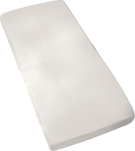 Erwin Müller Baby-Spannbettlaken Murnau Single-Jersey - Silber Größe 40x90 cm - hautfreundlich, atmungsaktiv, bügelfrei, strapazierstark
