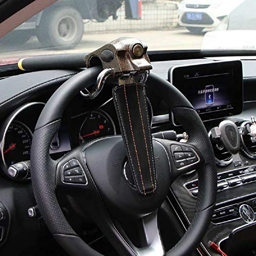 MASO High-End-Lenkradschloss, Diebstahlsicherung, Anti-Schnitt-Säge, Rost, mit 3 Schlüsseln, für SUV, Schwerlastfahrzeug, Auto