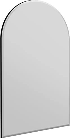 MirrorOutlet, YC108 - Espejo de Pared Biselado Grande de Cristal Veneciano Moderno sin Marco, 120 x 80 cm, 80 cm x 120 cm