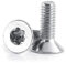 50pcs 304 Edelstahl Innensechskant Senk Rundkopf Schrauben, M4 x 8,10,12,16,20,25,30mm(M4×10)