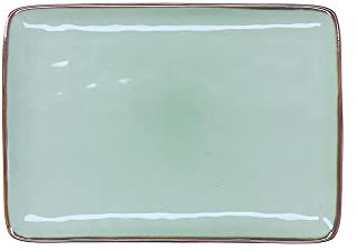 Thun Rose & Tulipani - Vassoio rettangolare 27x19 cm Concerto Tè Verde